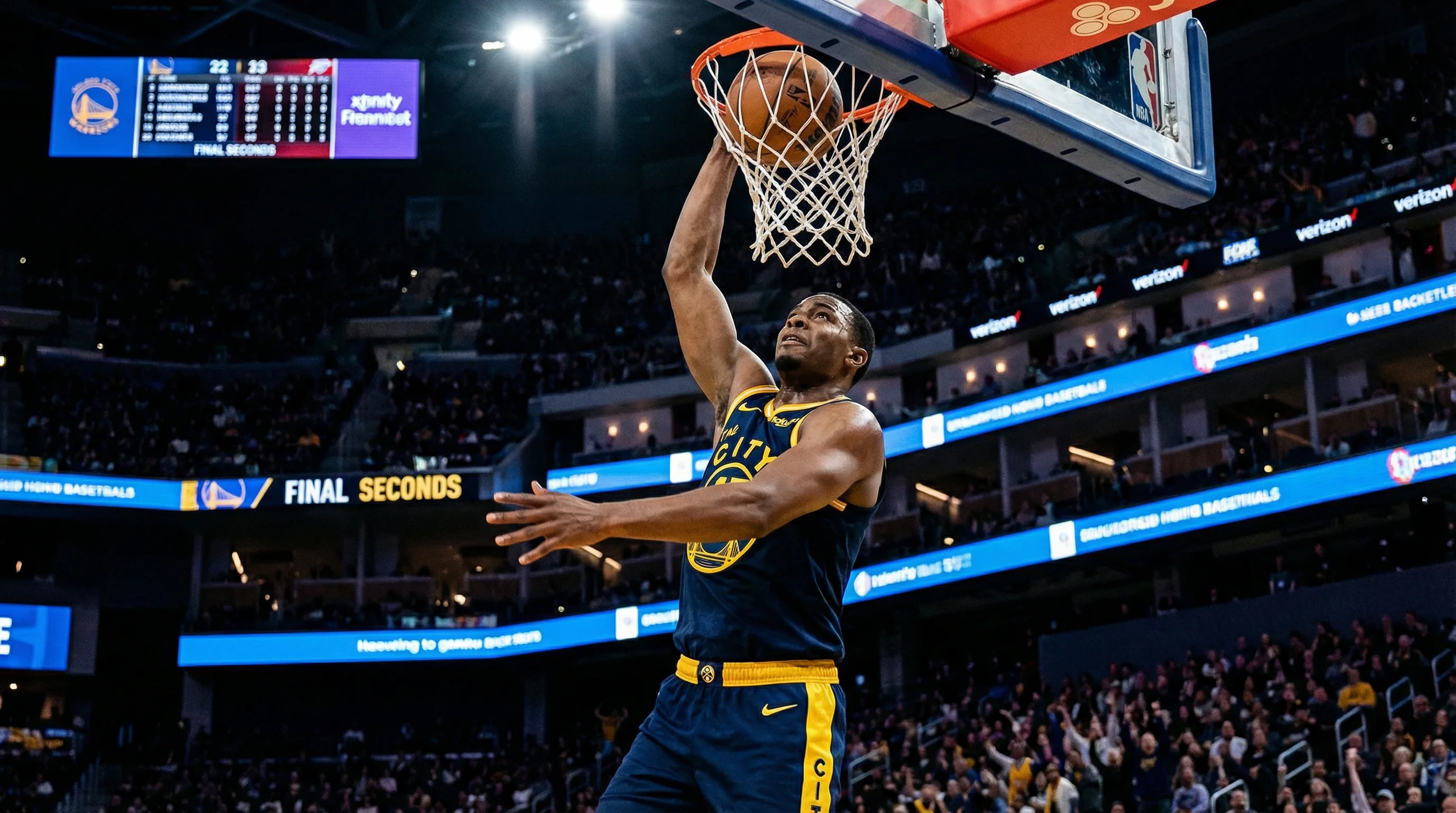 篮球比赛精彩扣篮瞬间